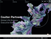 Tablet Screenshot of coulterpartners.com